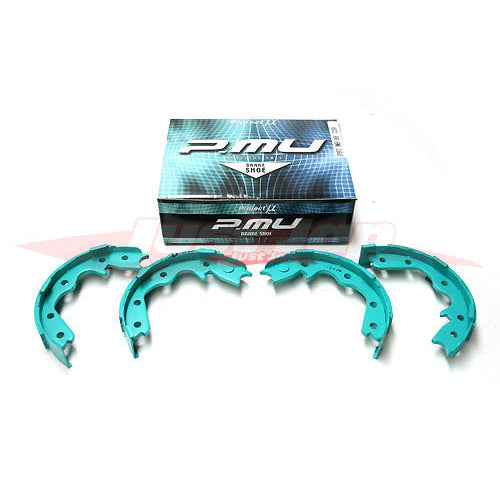 Project MU D1 Sports Inner Park HandBrake Shoes (Drift Compound) Fits Nissan R32/R33/R34 Skyine,C34 Stagea,C33 Laurel,A31 Cefiro & Z32 300ZX