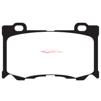 Project MU HC-EP Front Brake Pads Fits Nissan Skyline V36 & 370Z Z34 (Akebono 4 Piston)