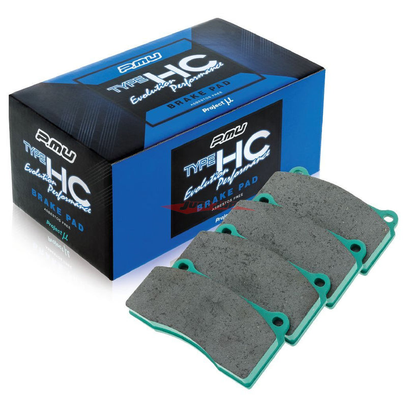 Project MU HC Front Brake Pads Fits Aston Martin DB11, Chevrolet Camaro, Dodge Challenger SRT, Holden HSV GTSR, Jeep Grand Cherokee SRT8, Lexus LFA & Nissan R35 GTR