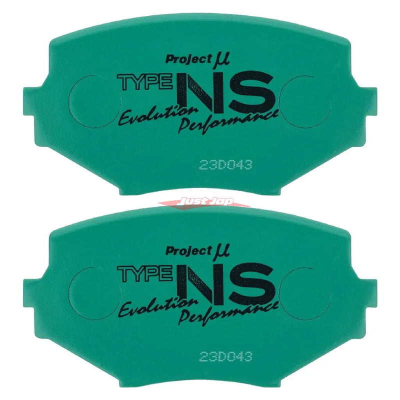 Project MU NS-EP Front Brake Pads fits Mazda MX-5 1.8L NA8C/NB8C