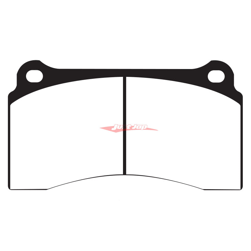 Project MU NS-EP Rear Brake Pads (R261-NS-EP) Fits Aston Martin DB11, Chevrolet Camaro, Dodge Challenger SRT, Holden HSV GTSR, Jeep Grand Cherokee SRT8, Lexus LFA & Nissan R35 GTR