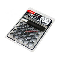 RAYS Volk Racing Steel Wheel Lug Nuts & Locking Nut Set - M12 x P1.5 (Chrome)