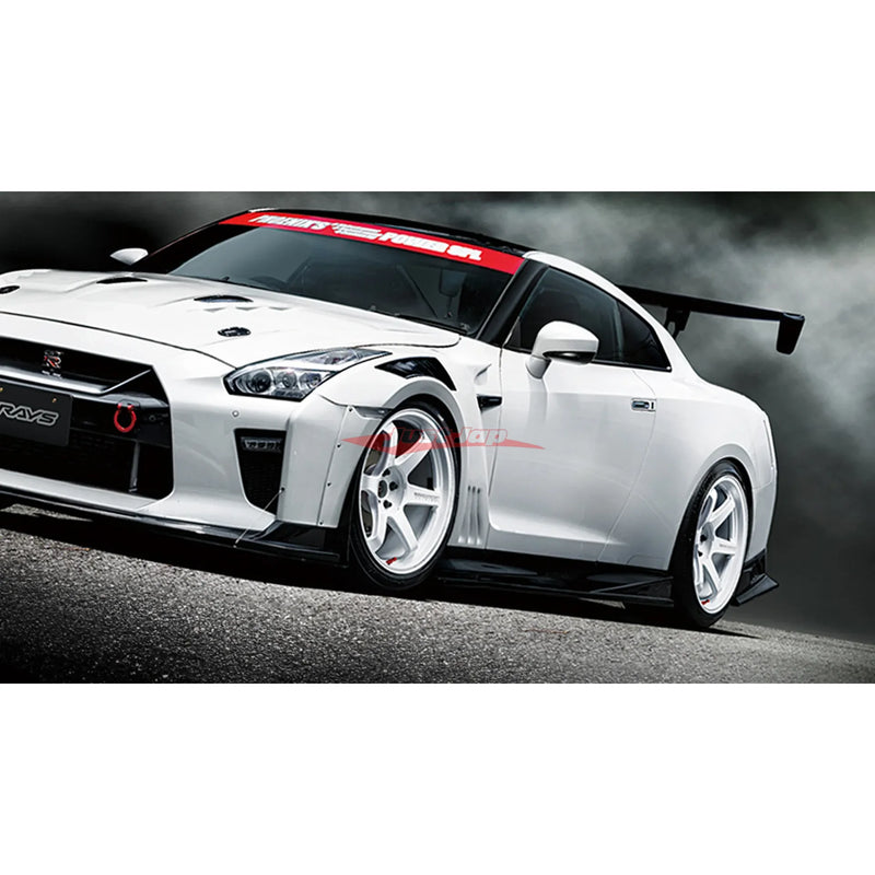 RAYS Volk Racing TE37 Ultra Track Edition II (Blast Black) Wheel Set 20"x10 +30 / 20"x11 +15 Fits Nissan R35 GTR