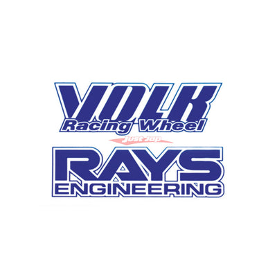 RAYS Volk Racing Wheel Disk Repair Decal Sticker Set (Blue) - Bronze TE37