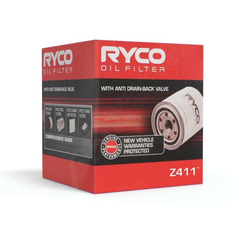 Ryco Oil Filter Z411 Fits Subaru BRZ, Forester, Impreza, Liberty, XV & Toyota 86 FA20/FB20/FB25