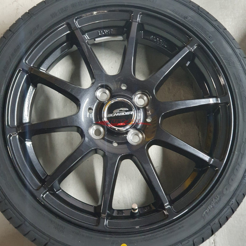 Schneider StaG Wheels Strong Gunmetal w/Road Tyres fits Daihatsu Hijet S500/S510P