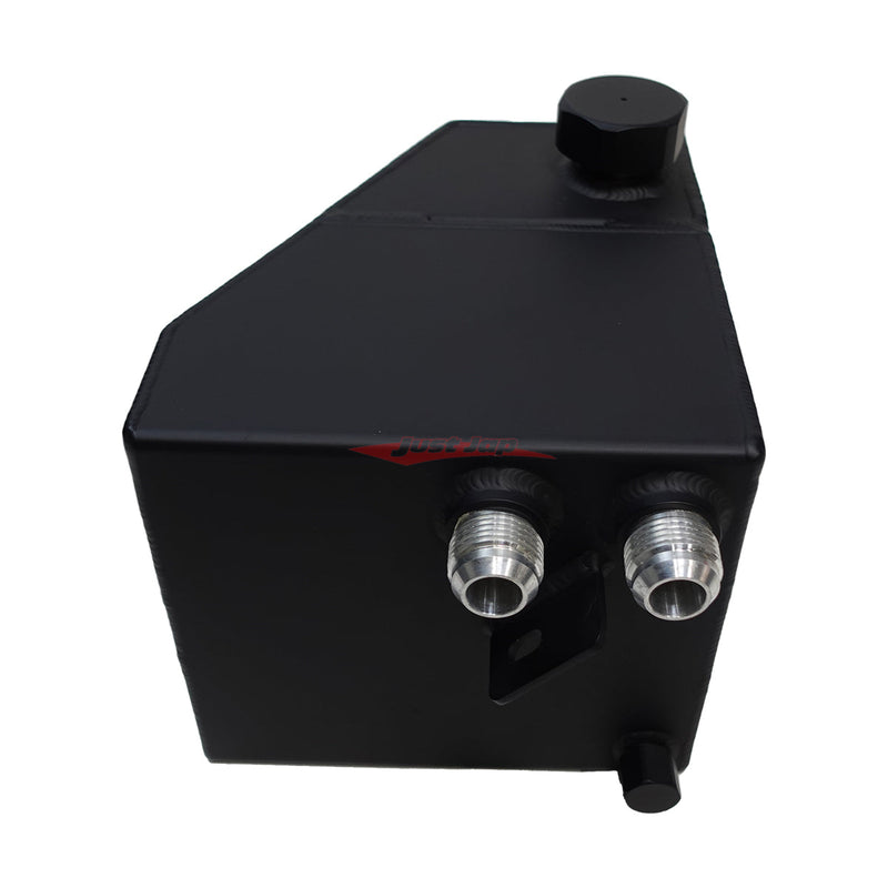 SRI ARC Style Oil Catch Tank & Washer Bottle (Black AN-12 Fittings) Fits Nissan R33/R34 Skyline GTR