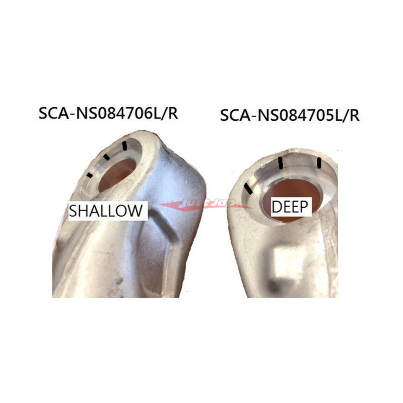 Sterling Front Lower Control Arm R/H (Straight / Deep Ball Joint Recess) Fits Nissan Z33 350Z & PM35 Stagea & V35 Skyline (2WD)