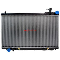 TBAP Genuine Style Replacement Radiator (Width 738mm) Fits Nissan M35 Stagea & V35 Skyline (Electric Radiator Cooling Fans / Rectangle Fan Shroud Locating Holes)