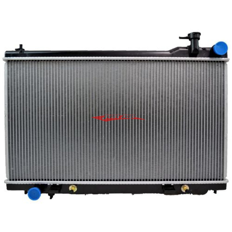 TBAP Genuine Style Replacement Radiator (Width 738mm) Fits Nissan M35 Stagea & V35 Skyline (Electric Radiator Cooling Fans / Rectangle Fan Shroud Locating Holes)
