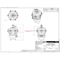 TiAL Sport 50mm Q Series Blow Off Valve 11psi Spring (Red)
