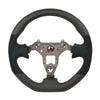 TISSO Premium Nappa & Alcantara Leather Steering Wheel (Grey Stitching) Fits Nissan R34 Skyline GTR , S15 Silvia & 200SX