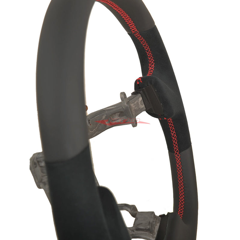 TISSO Premium Nappa Leather & Alcantara Steering Wheel fits Nissan R35 GTR