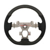 TISSO Premium Nappa Leather & Alcantara Steering Wheel (Grey Stitching) Fits Nissan R35 GTR