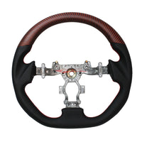 TISSO Premium Nappa Leather & Carbon Steering Wheel fits Nissan R35 GTR