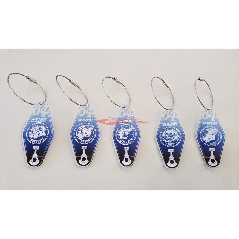 Tomei Acrylic Motel Key Chain fits Mitsubishi 4G63