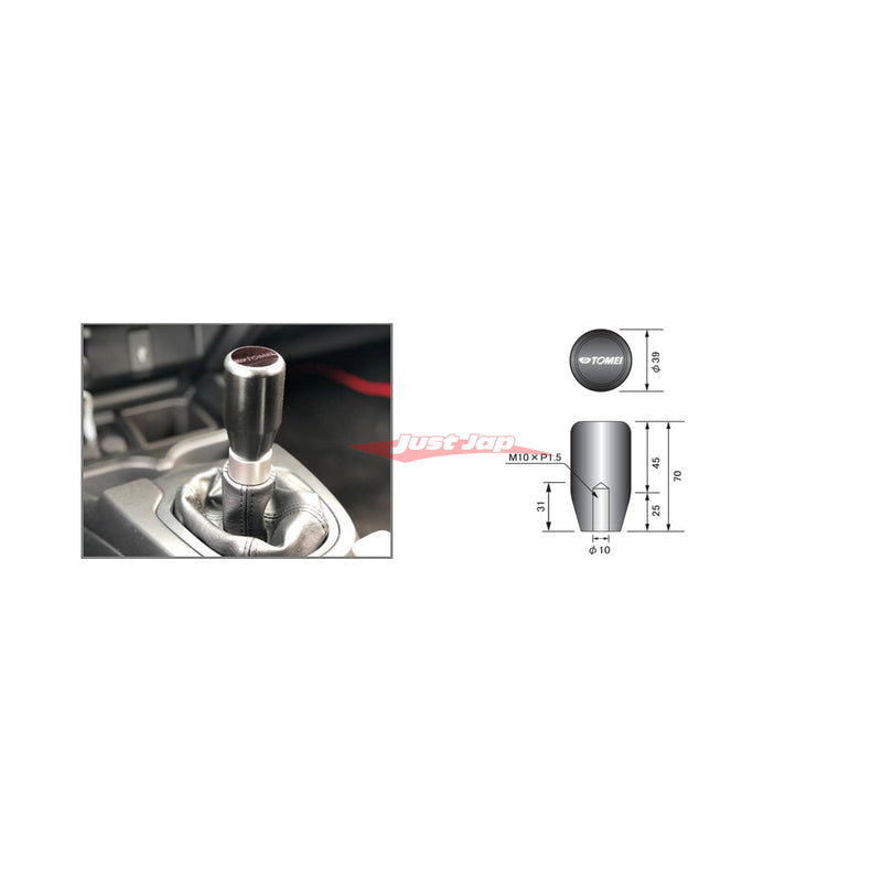 Tomei Duracon Short Gear Shift Knob (70mm) Fits Honda (M10 x 1.5)