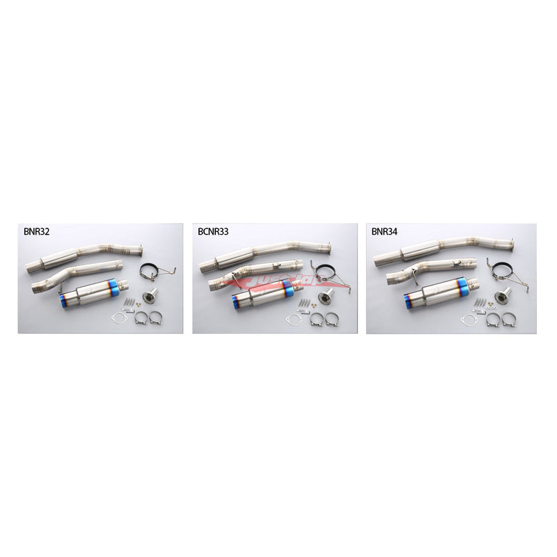 Tomei Ti Racing V2 Titanium Cat Back Exhaust System Fits Nissan Skyline R34 GTR RB26DETT