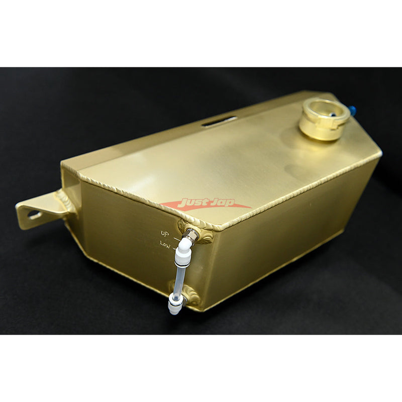 Top Secret Aluminium Coolant Reserve Tank (SPL Gold Version) Fits Nissan R35 GTR 2007-