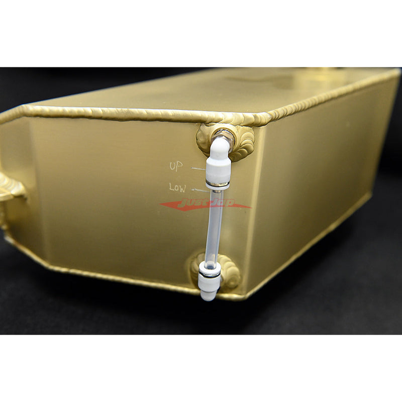 Top Secret Aluminium Coolant Reserve Tank (SPL Gold Version) Fits Nissan R35 GTR 2007-