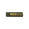 Top Secret Aluminium Emblem (57x16x2mm)