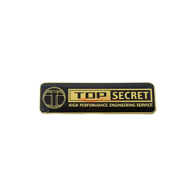 Top Secret Aluminium Emblem (57x16x2mm)