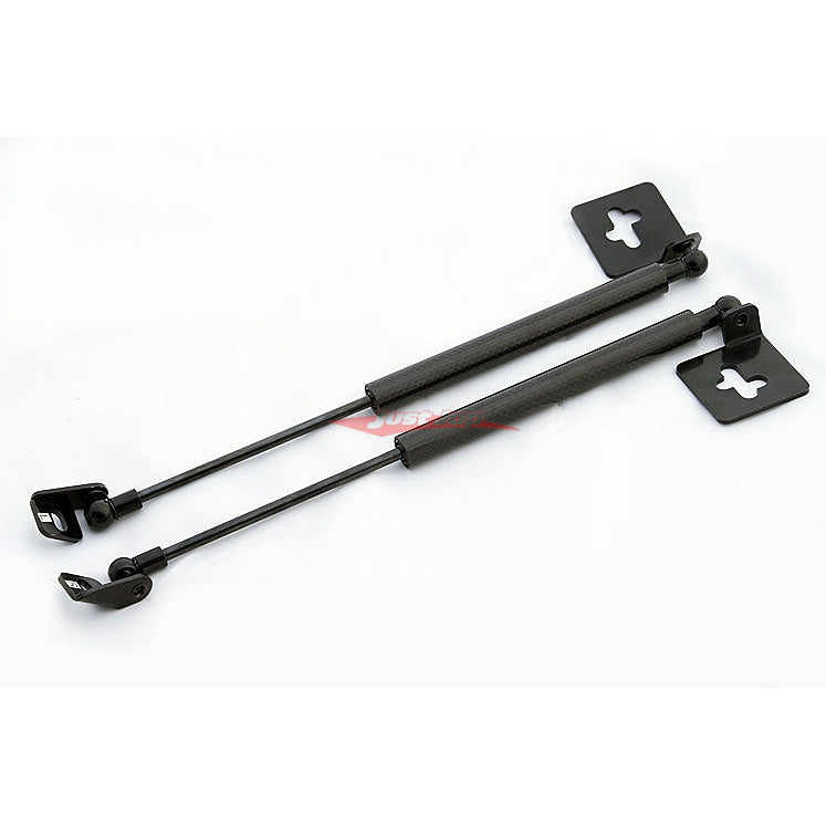 Top Secret Carbon Bonnet Hood Damper Set Fits Nissan R35 GT-R 2007-2017