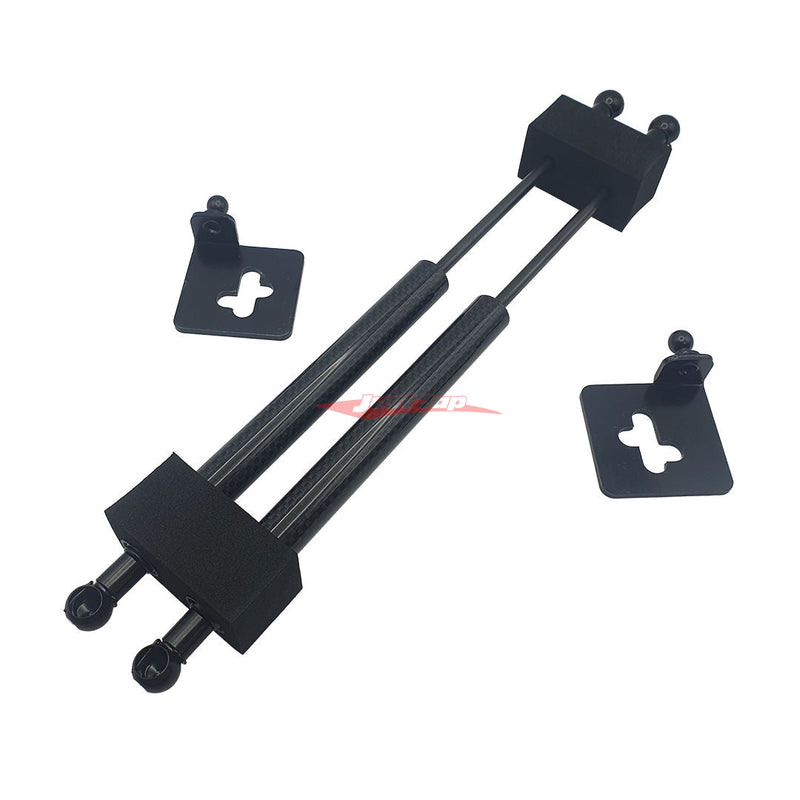 Top Secret Carbon Bonnet Hood Damper Set Fits Nissan R35 GT-R 2007-2017