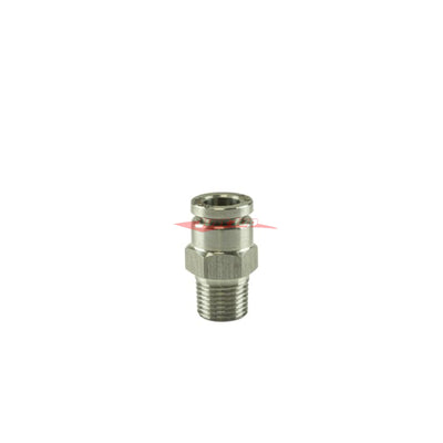 Turbosmart 1/8" NPT Str Pushloc Fitting - SS - 1/4"