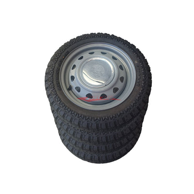 WEDS Carrowin PC-453F Steel Wheel & Tyre Set Fits Daihatsu Hijet S500/510P