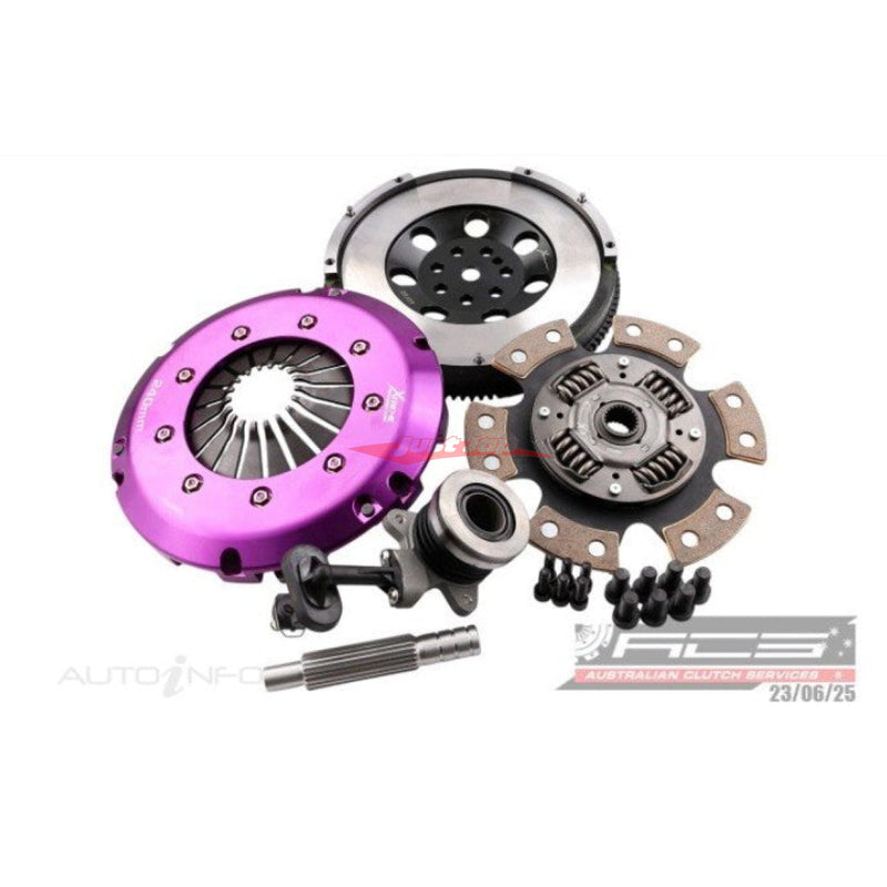 Xtreme Heavy Duty Button Clutch & Cromomoly Flywheel Kit Inc Clutch Slave Cyl. Fits Hyundai i30N / N Performance 2.0L Turbo 2018-
