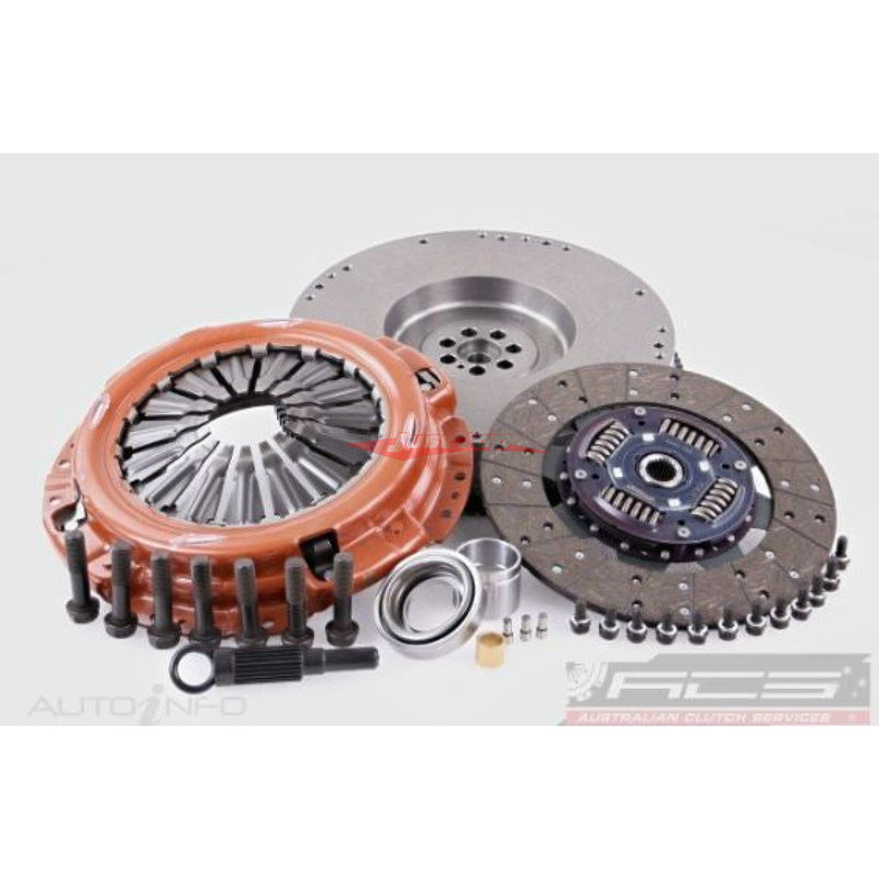 Xtreme Outback Heavy Duty Organic Clutch Kit With SMF fits Nissan Patrol GU Y61 (ZD30DDTi)