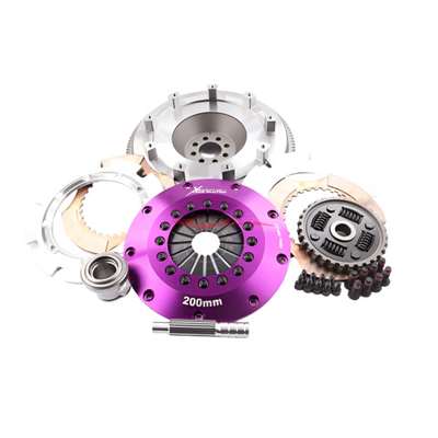 Xtreme Twin Plate Race Clutch 200mm (Ceramic Sprung Centre) Fits Nissan Z33 350Z Fairlady & V35 Skyline 350GT (VQ35DE)