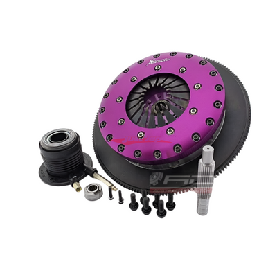 Xtreme Twin Plate Race Clutch 230mm (Ceramic Solid Centre) Clutch With Flywheel & Concentric Slave Fits Ford Falcon XR6 Turbo (FG)