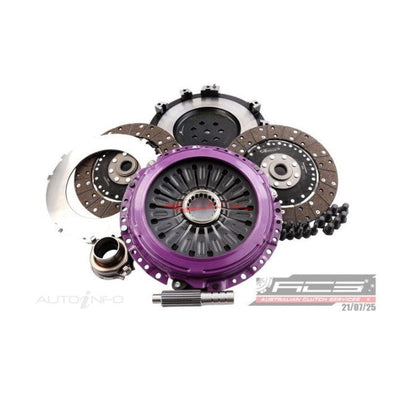 Xtreme Twin Plate Race Clutch 230mm (Organic Solid Centre) Fits Mitsubishi Evolution 4-9 4G63 (5 Speed)