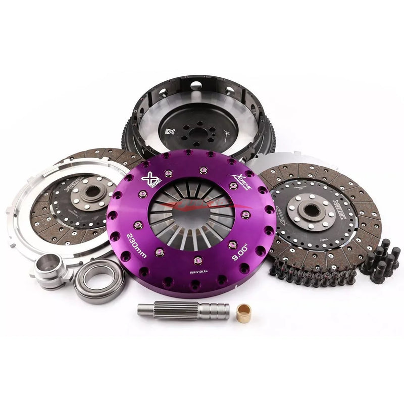 Xtreme Twin Plate Race Clutch 230mm (Organic Solid Centre) Fits Nissan Skyline R31/R32/R33 (Push Type)