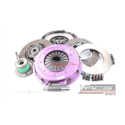 Xtreme Twin Plate Race Clutch 270mm (Organic Sprung Centre) With Flywheel & Concentric Slave Fits Ford Mustang GT V8 5.0L (S550)