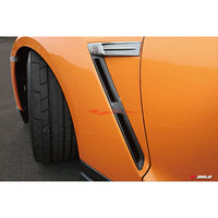 Zele Carbon Fiber Front Fender Vent Set Fits Nissan R35 GTR