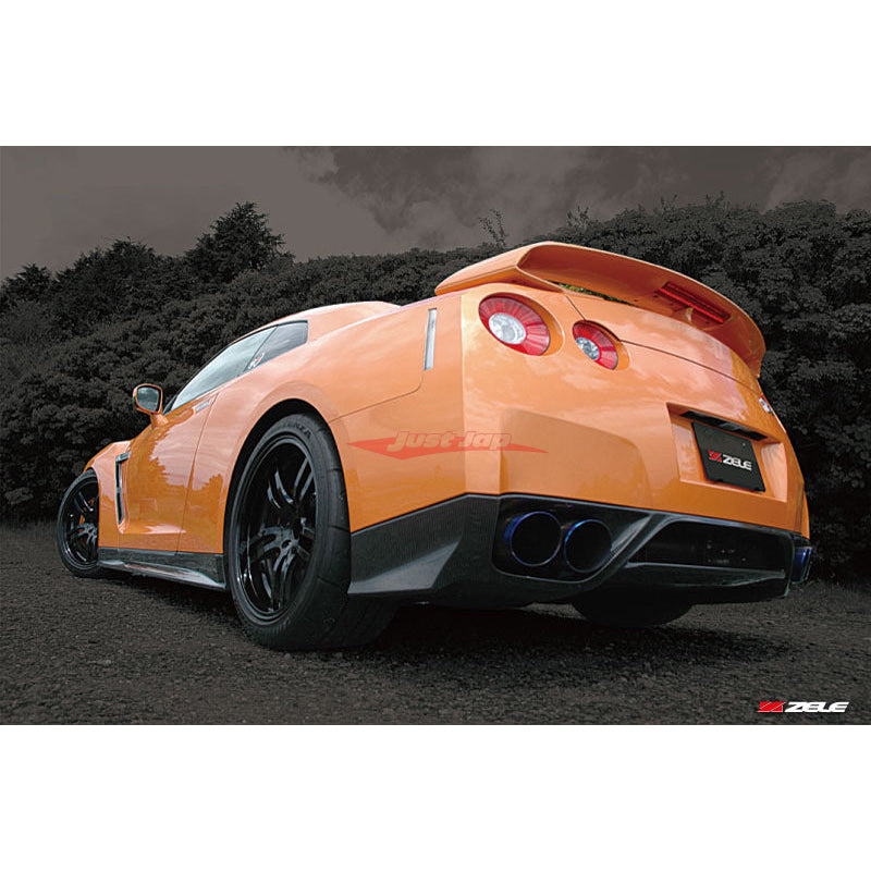 Zele Carbon Rear Valance Under Spoiler Fits Nissan R35 GTR CBA 11/07-11/10