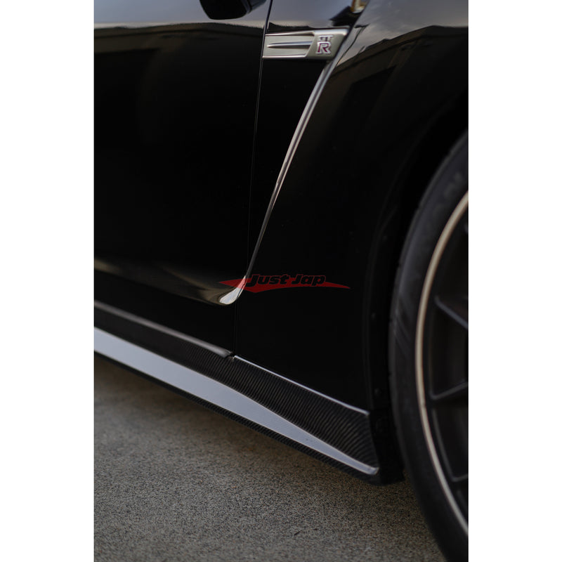 Zele Carbon Side Skirt Set Fits Nissan R35 GT-R CBA/DBA 11/07-11/14