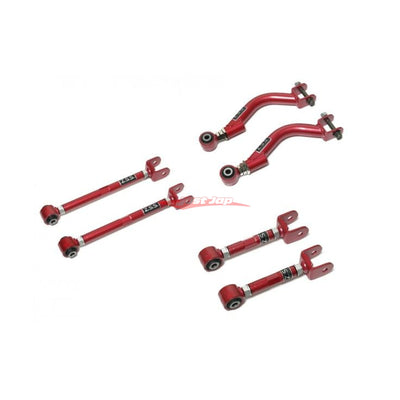 ZSS 6 Piece Suspension Arm Kit (Hardened Rubber) Fits Nissan S14/S15 Silvia, 200SX, R33/R34 Skyline GTS/T & GT/T & C34 Stagea (Non Hicas)