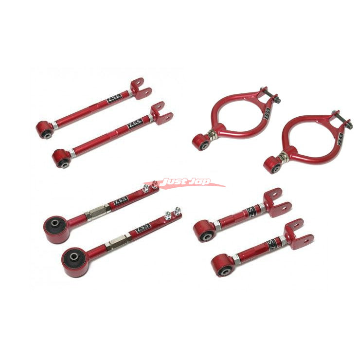 ZSS 8 Piece Suspension Arm Kit (Hardened Rubber) Fits Nissan S13 Silvia, 180SX, R32 Skyline GTS/T, A31 Cefiro & Z32 300ZX (2WD / Non Hicas)