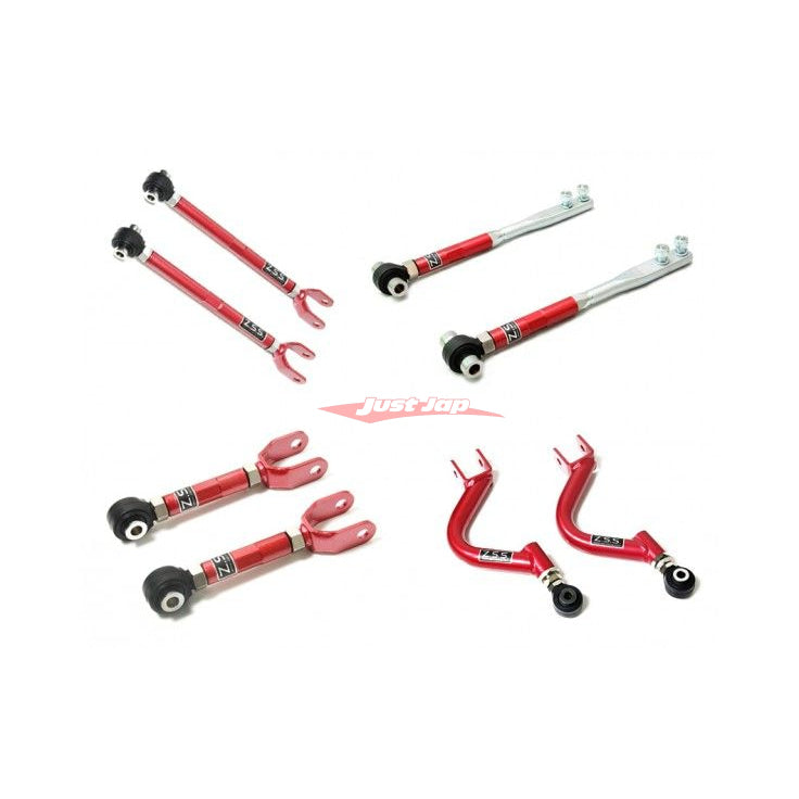 ZSS 8 Piece Suspension Arm Kit (Pillow Ball) Fits Nissan S14/S15 Silvia, 200SX, R33/R34 Skyline GTS/T & GT/T & C34 Stagea (Non Hicas)