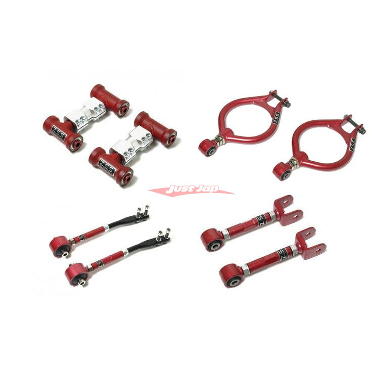 ZSS 8 Piece Suspension Arm Kit (Pillow Ball / Hardened Rubber) Fits Nissan Skyline R32 GTR & GTS-4 (4WD)