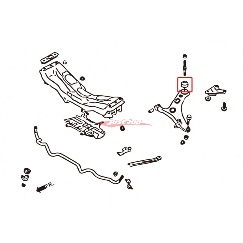 ZSS Front Lower Control Arm Big Bush (Pillow Ball) Fits Subaru & Toyota