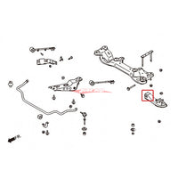 ZSS Front Lower Control Arm Bushes (Harden Rubber) Fits Nissan S14/S15 Silvia, R32/R33/R34 Skyline & Z32 300ZX