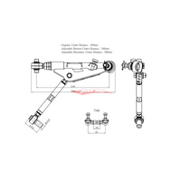 ZSS Front Lower Control Arm & Tension Rods + Sway Bar Endlinks V2 Fits Nissan S14/S15 Silvia, 200SX, R32/R33/R34 Skyline GTS/T & GT/T