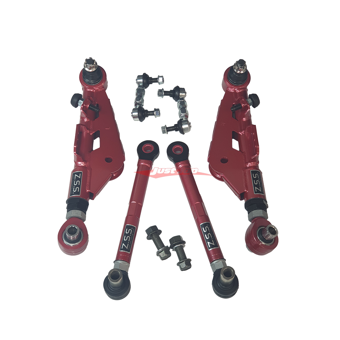 パーツ Z.S.S suspension set ZSS Front Lower Control Arm & Tension Rods + Sway Bar Endlinks V2