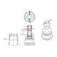ZSS Front Lower Control Arm V2 Replacement Ball Joint Fits Nissan S13 Silvia, A31 Cefiro & Z32 300ZX