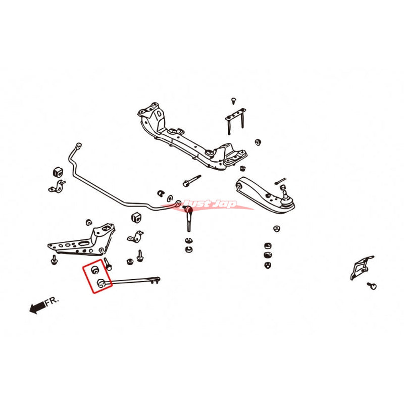 ZSS Front Tension Caster Rod Bushings Fits Nissan A31/S13/S14/S15/Z32/R32/R33/R34/C35/Y33